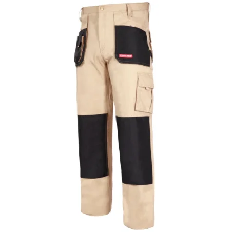 SPODNIE BEŻOWE 100% BAW. XL 56