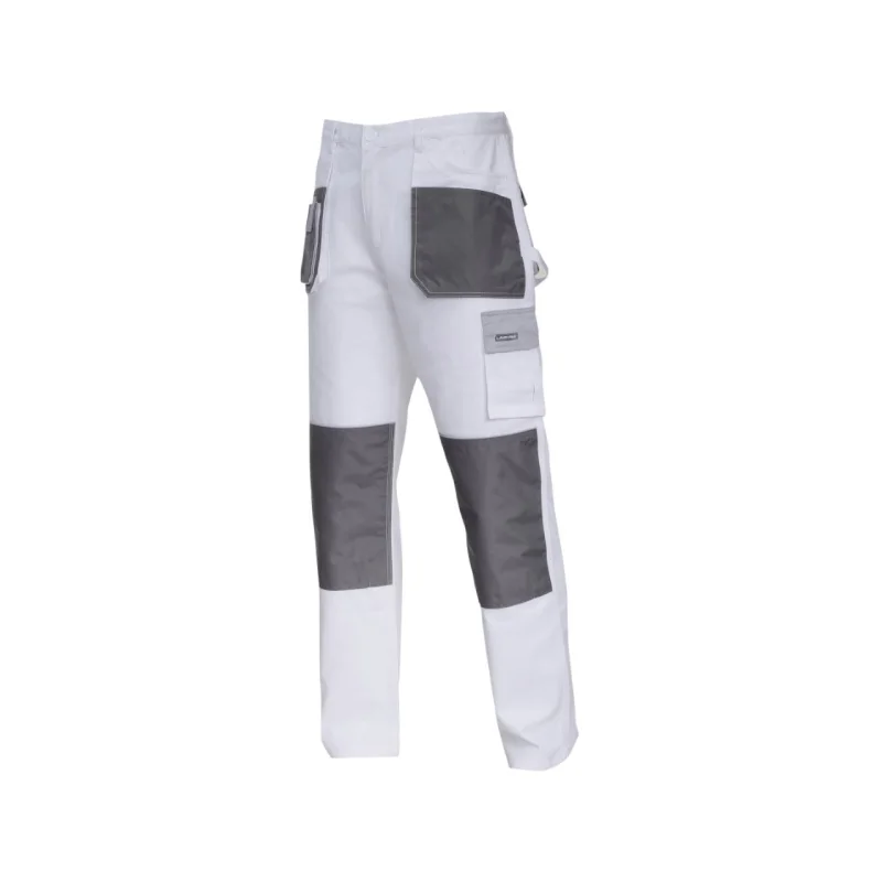 SPODNIE BIAŁO-SZARE 3XL