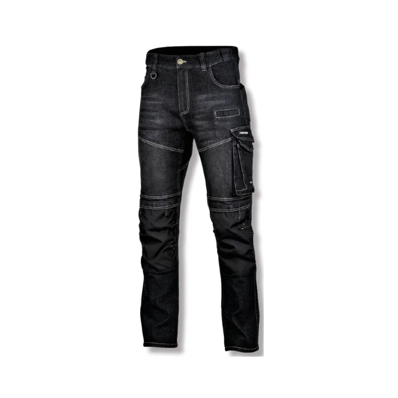 SPODNIE JEANSOWE CZARNE XL
