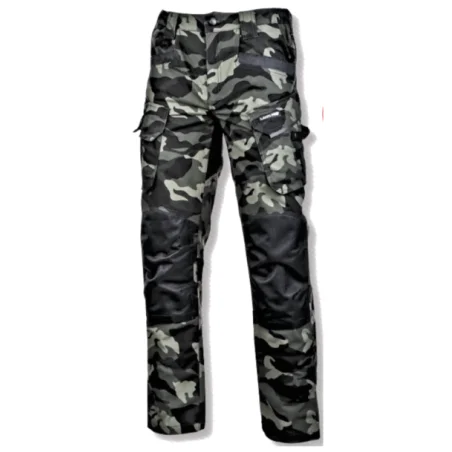 SPODNIE BOJÓWKI MORO ZIELONE ZE WZMOC. XL