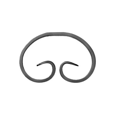 Element skrętny z płask. 12x6mm 123x81mm ART10043