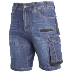 SPODENKI KROTKIE JEANS NIEB.L