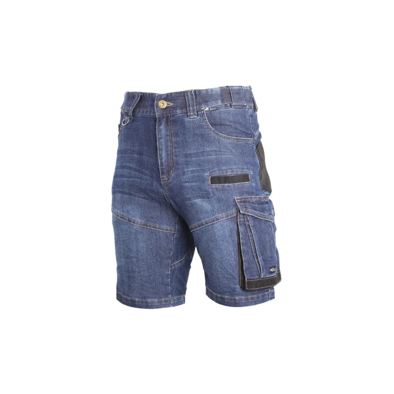 SPODENKI KROTKIE JEANS NIEB.XL