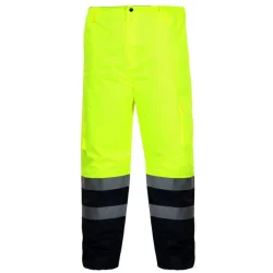 SPODNIE OSTRZ.OCIEPL.ZOLTE XL#