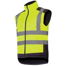 KAMIZELKA OSTRZ.DWUSTR.ZOL.XL