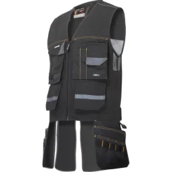 KAMIZELKA MONTERSKA CZARNA L