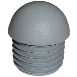 Zaślepka półkolista calowa 1 1/4" szara TULZAS1.1/4SP