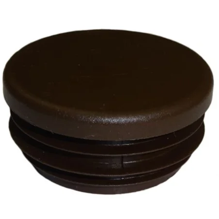 Zaślepka okrągła calowa 1 1/4" brązowa TULZAS1.1/4BR