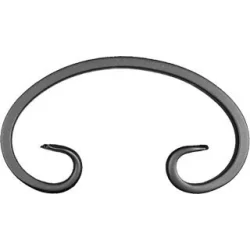 Element skrętny z płask. 12x6mm 130x72mm ART10045