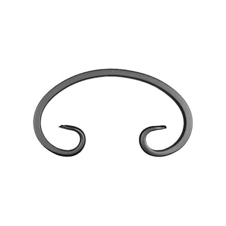 Element skrętny z płask. 12x6mm 130x72mm ART10045