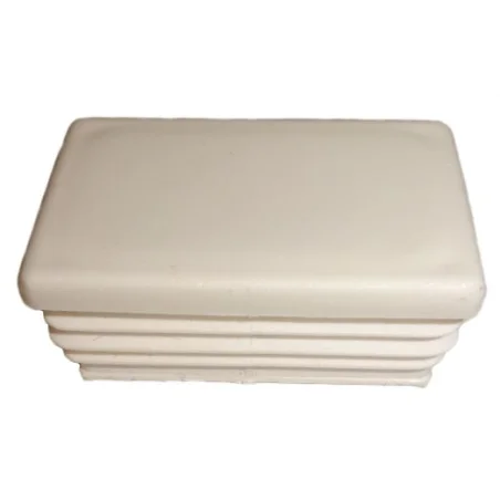 Zaślepka prostokątna 30x50mm biała TULZAS30X50BI