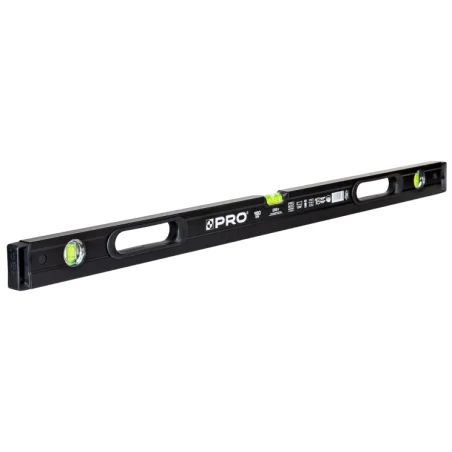 POZIOM.PRO800 CZARNA 1 FREZ   UCHWYT. 80 CM 3-01-01-BG-080