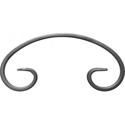 Element skrętny z płask. 12x6mm 180x85mm ART10047