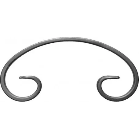 Element skrętny z płask. 12x6mm 180x85mm ART10047