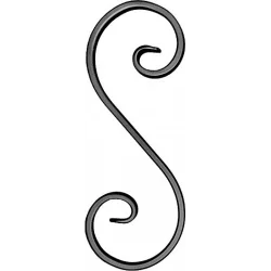 Zierelement S 12x6mm 80x215mm ART10064