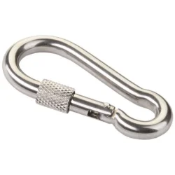 Karabińczyk z zabezpieczeniem 5x50mm BASKAR74.5Z