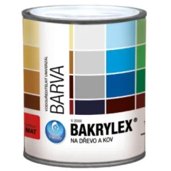 Emalia uniwersalna BAKRYLEX 0,7kg brąz średni mat BAK01.08