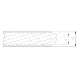 Lina stalowa ocynkowana 3,0mm splot 6x7 FC LINSTAL3 6x7
