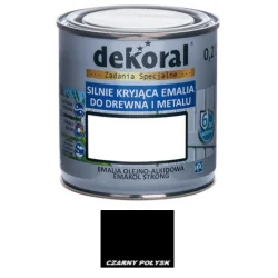 Farba olejna EMAKOL STRONG 0,2L czarna BAWEMA10.1