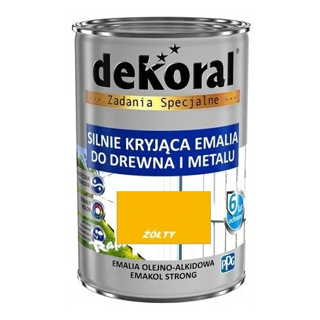 Farba olejna EMAKOL STRONG 0,9L żółta BAWEMA10.11