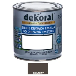 Farba olejna EMAKOL STRONG 0,2L brązowa BAWEMA10.12