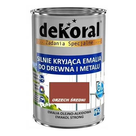 Farba olejna EMAKOL STRONG 0,9L orzech średni BAWEMA10.13