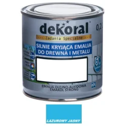 Farba olejna EMAKOL STRONG 0,2L lazurowa BAWEMA10.15