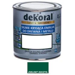 Farba olejna EMAKOL STRONG 0,2L zielona soczysta BAWEMA10.16