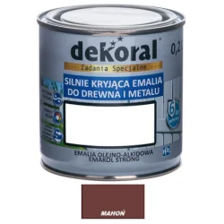 Farba olejna EMAKOL STRONG 0,2L mahoń BAWEMA10.25