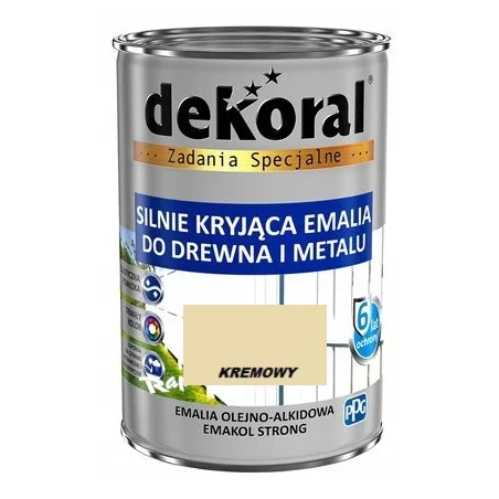 Farba olejna EMAKOL STRONG 0,9L kremowy BAWEMA10.35