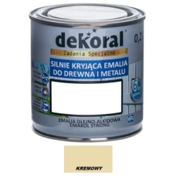 Farba olejna EMAKOL STRONG 0,2L kremowy BAWEMA10.36