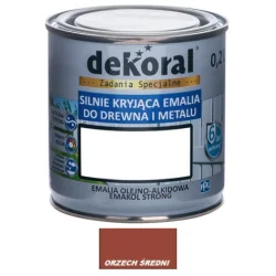 Farba olejna EMAKOL STRONG 0,2L orzech średni BAWEMA10.40