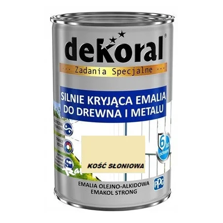 Farba olejna EMAKOL STRONG 0,9L kość słoniowa BAWEMA10.50