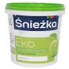 Emulsja akrylowa do ścian i sufitów ŚNIEŻKA EKO 1L biała BAWEMU10.8