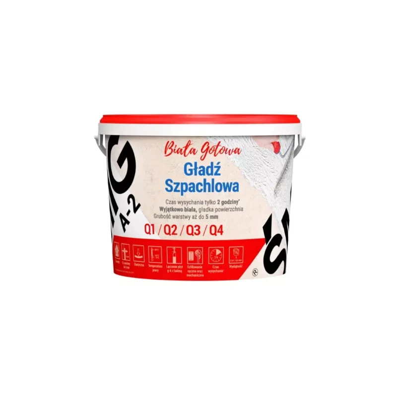 Gotowa gładź szpachlowa Megaron Śmig A-2 20 kg biała BAWMEG10.3