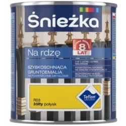 Śnieżka na rdzę 0,65L żółta połysk BAWPOL10.11
