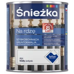 Śnieżka na rdzę 0,65L biała połysk BAWPOL10.5