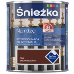 Śnieżka na rdzę 0,65L brązowa połysk BAWPOL10.6