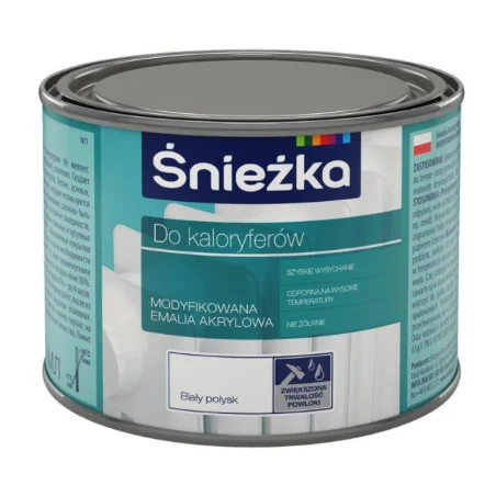 Śnieżka do kaloryferów biała 0,4L BAWSNI10.6