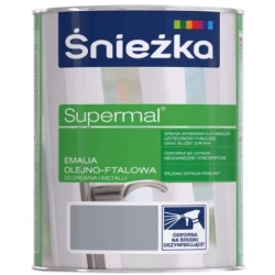 Emalia SUPREMAL popiel połysk 0,8L BAWSUP10.10