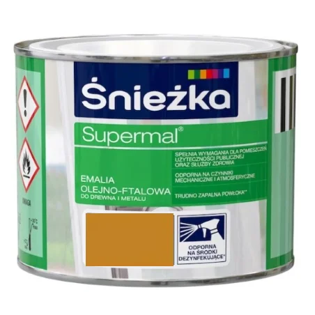 Emalia SUPREMAL orzech jasny połysk 0,2L BAWSUP10.11