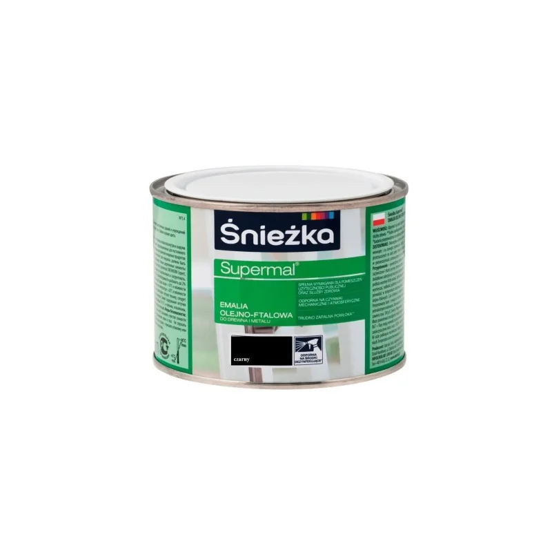 Emalia SUPREMAL czarny połysk 0,2L BAWSUP10.12