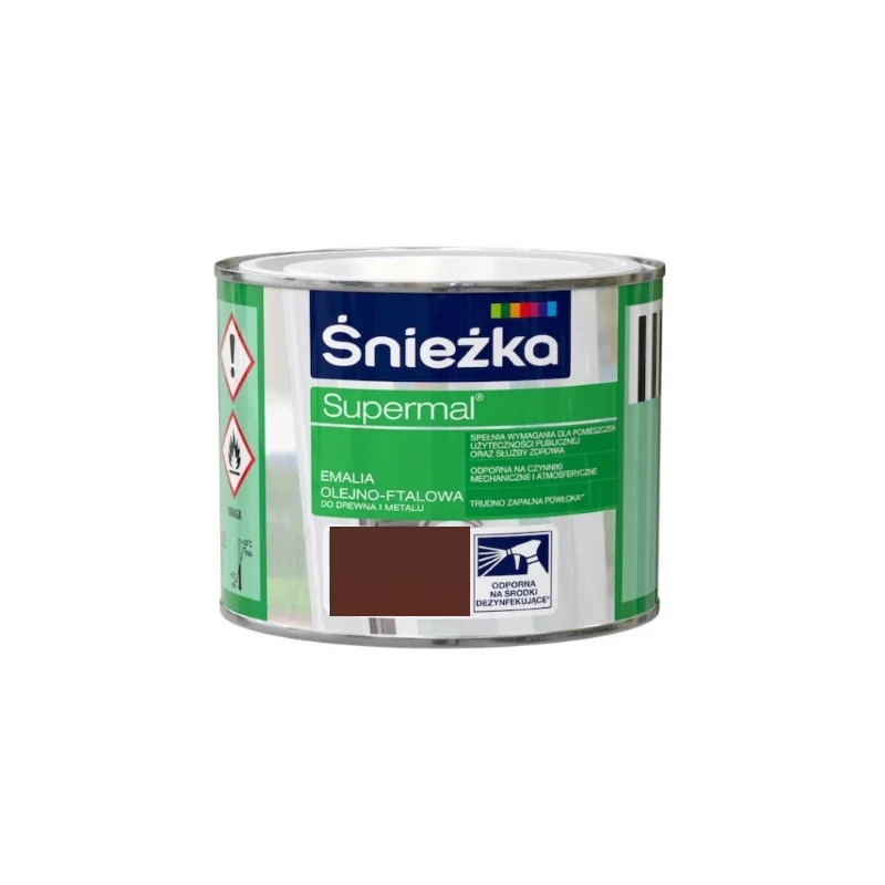 Emalia SUPREMAL brązowy połysk 0,2L BAWSUP10.14