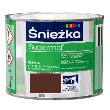 Emalia SUPREMAL brązowy połysk 0,2L BAWSUP10.14