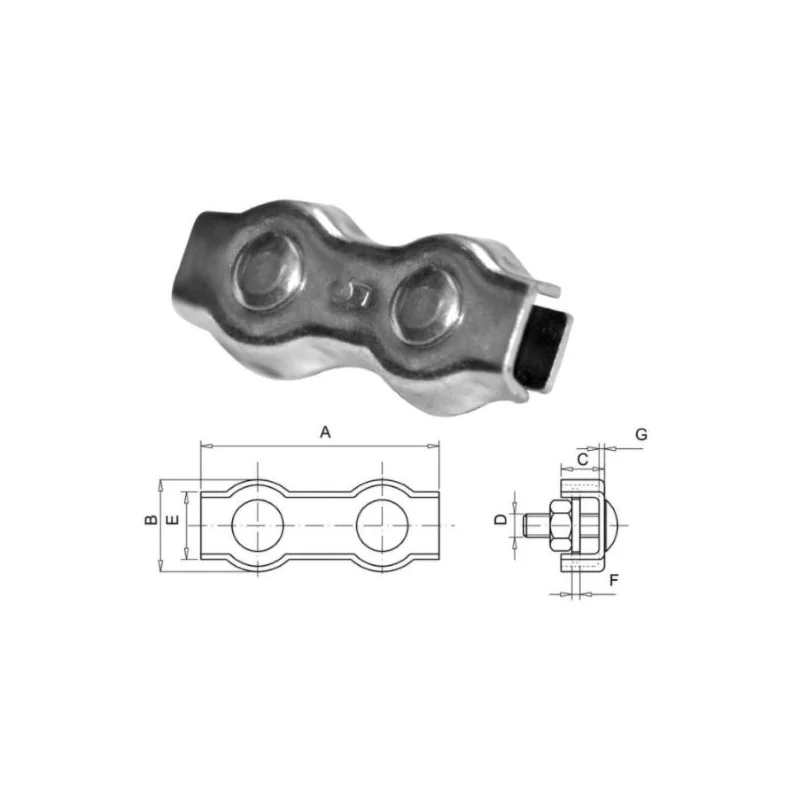 ZACISK LINOWY SIOD.PODW.FI 4MM