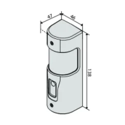 Fotokomórki natynkowe bezprzewodowe BFT ERIS A30 BFTFOT01.2