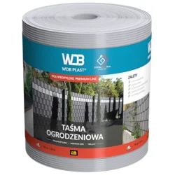 Taśma ogrodzeniowa poliprepylenowa 700g/m2 szara WDB620107040