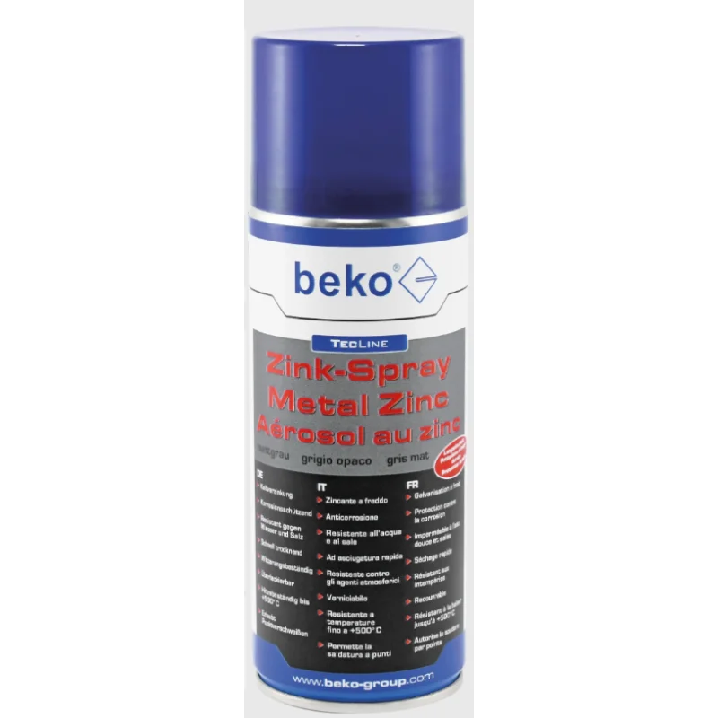 Cynk w spray’u 400 ml matowy BE-2952400