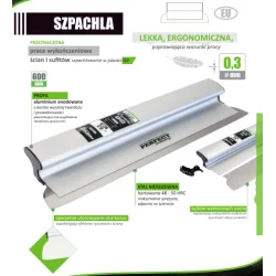 Szpachla aluminiowa POWERMAX 0,3mm 600mm STSZP73596