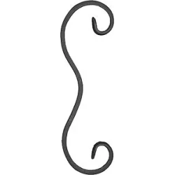 Element skrętny z płask. 12x6mm 67x220mm ART10081